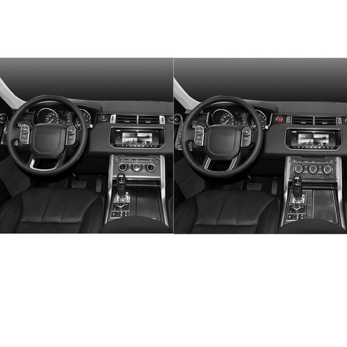 LHD Carbon Fiber Interior Full Cover Trim for Land Rover Range Rover Sport 14-17 - Picture 5 of 5