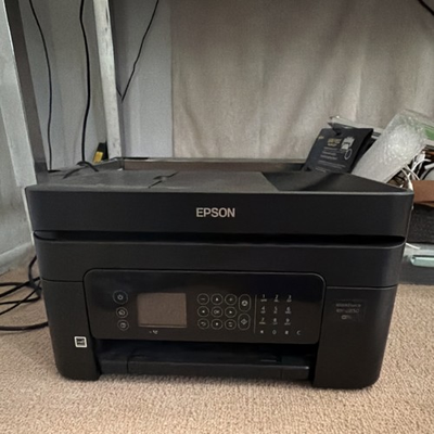 #ad Epson WorkForce WF 2850 Color Inkjet All In One Printer Scanner Copier Fax $38.00