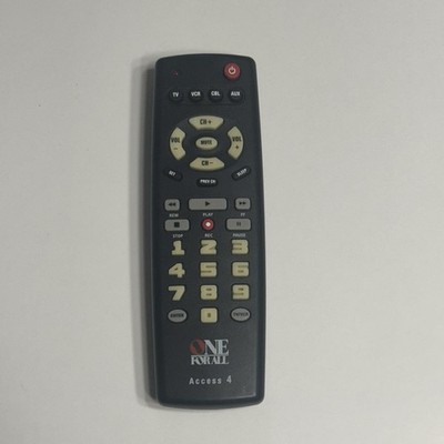 ONE FOR ALL ACCESS 4 URC-4700B00 COMBO UNIVERSAL REMOTE CONROL