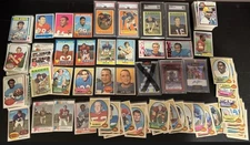 HOF Vintage Football Rookies Simpson Marino Swann Griese Lot Of 200 Superstars