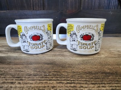 Vintage Campbell Beefsteak Tomato Soup Themed Cup | Westwood 1999 | Set 2