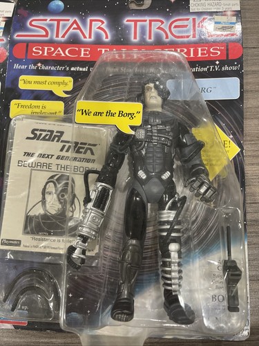 Star Trek Space Talk Serie 2er Set: Q und Borg Neu Originalverpackt - Bild 3 von 5