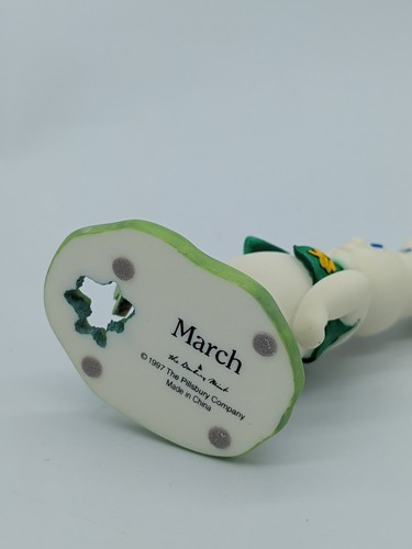 Set 12 Figurine Calendario Mensile Pillsbury Doughboy Vintage Danbury Mint 1997 - Foto 19 di 24