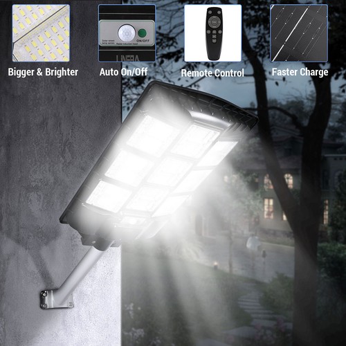 9999990000LM Commercial Solar Street Lights Outdoor Dusk to Dawn High Intensity - Picture 101 of 106