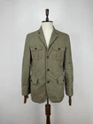 GAP Men’s Field Jacket Blazer Olive Green Military Style Cotton Size M