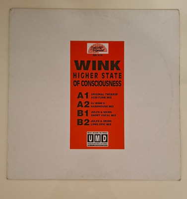 Vinile 12'' Mix Wink - Higher state of consciousness