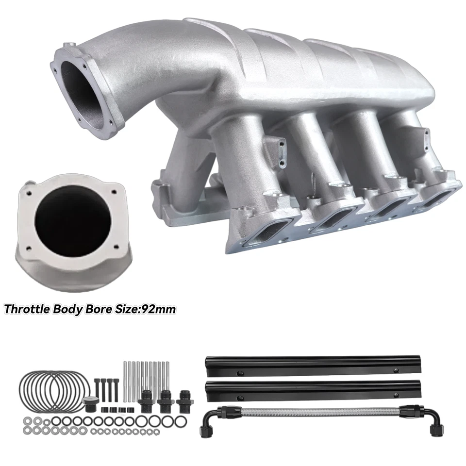 92mm 300-116 Hi-Ram EFI Intake Manifold for Chevy GM LS3 L76 L92 L99 6.0L 6.2L Foto 2 de 4