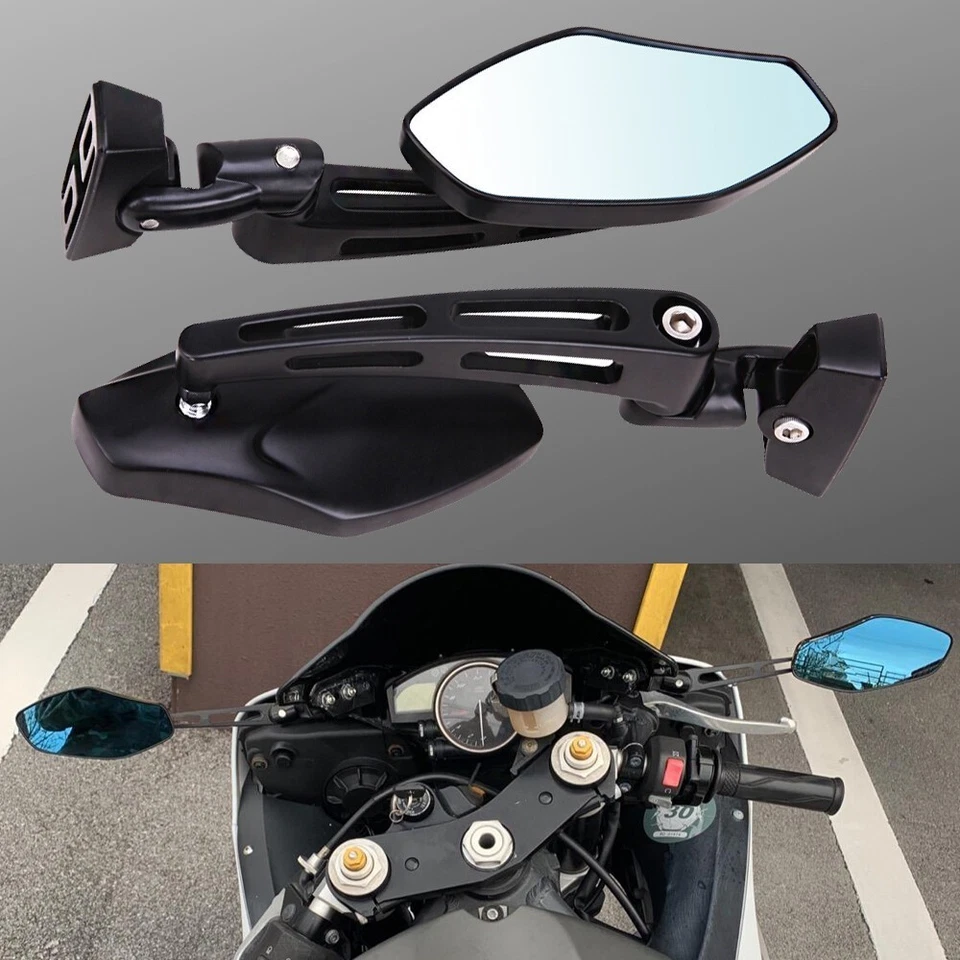 Espejos retrovisores laterales para moto Honda CBR 600 RR F3 F4i 900 929 954 1000 RR Foto 4 de 4