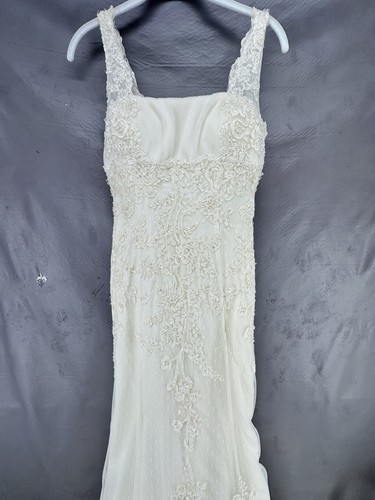 San Patrick Wedding Dress ivory For material Repurposing Cosplay Costume Lace - Picture 3 of 16