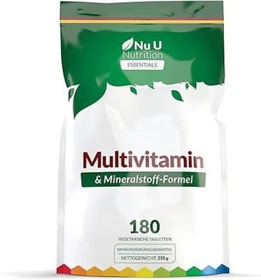 Multivitamin - 180 Tabletten - 25 A-Z Multivitamine &Mineralien