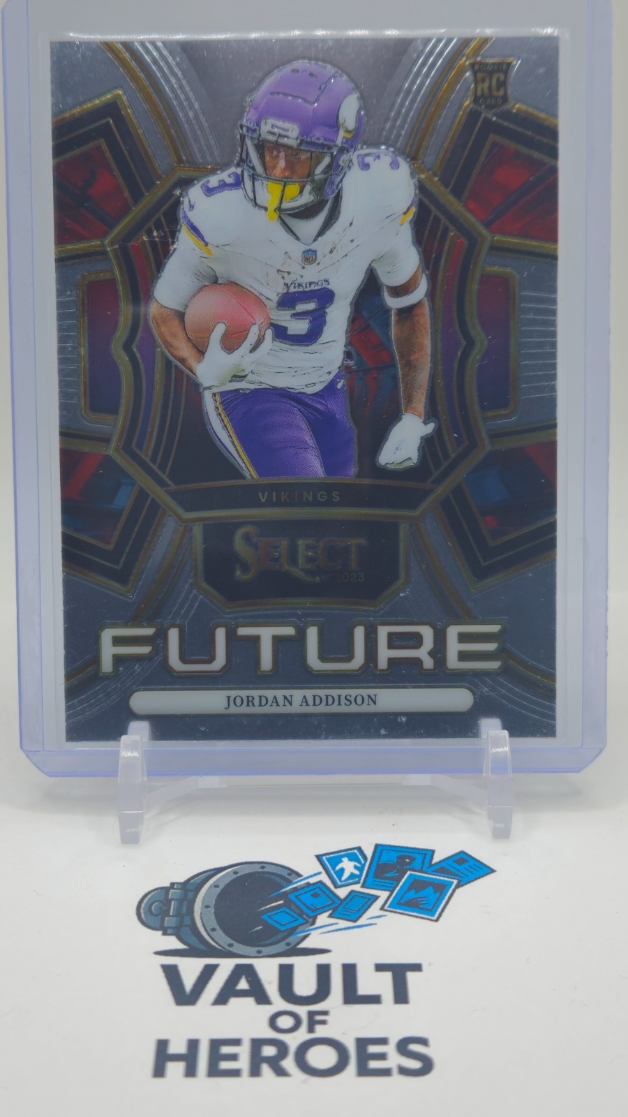 Jordan Addison Minnesota Vikings 2023 Panini Select Future FUT-JAD