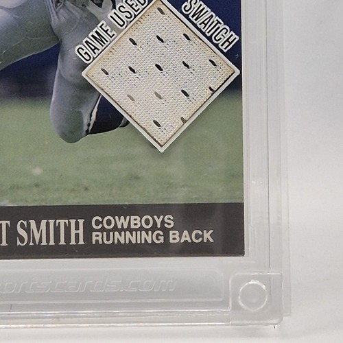 Jersey Fusion Series 4 Fleer Ultra Emmitt Smith Game Used Swatch Dallas Cowboys - Imagen 3 de 13