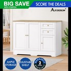ALFORDSON Buffet Sideboard Cupboard Storage Cabinet Kitchen Hallway Doors White