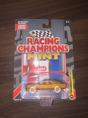 2025 Racing Champions Mint 1969 Ford Mustang Boss 302 GOLD STRIKE