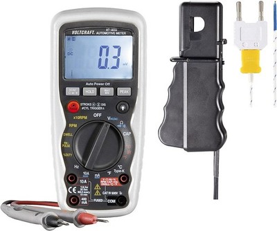 Voltcraft Hand-Multimeter digital AT-400 KFZ-Messfunktion Spannungsmesser V/A214
