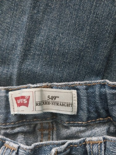 Levi's 549 Boy's Relaxed Fit Straight Jeans with Adjustsble Waist Size 5S - Picture 6 of 7