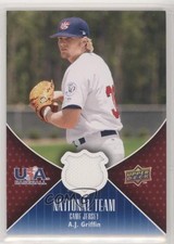 2009 Upper Deck USA National Team Game Jersey AJ Griffin #USA-AG sh7