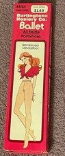 VTG Burlington Hosiery Co Ballet Reinforced Foot Pantyhose Beige Small/Medium