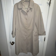 Forecaster of Boston Trench Coat 15/16 Vintage Hong Kong Mid calf Length Tan