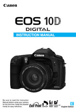 Canon EOS 10D Digital Camera User Owner Instruction Manual