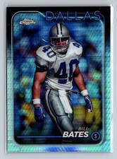 2024 Topps Chrome - Bill Bates #47 Prizm Refractor Dallas Cowboys 