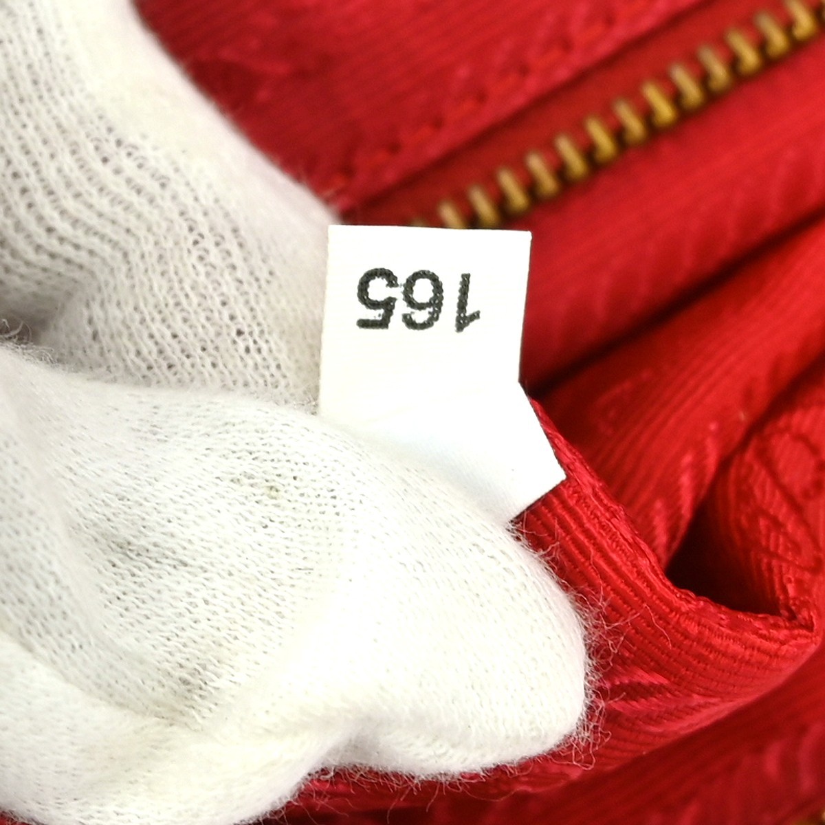 BUYIT Prada Red Nylon Shoulder Bag 58/A 165 NQ03685 thumbnail 10