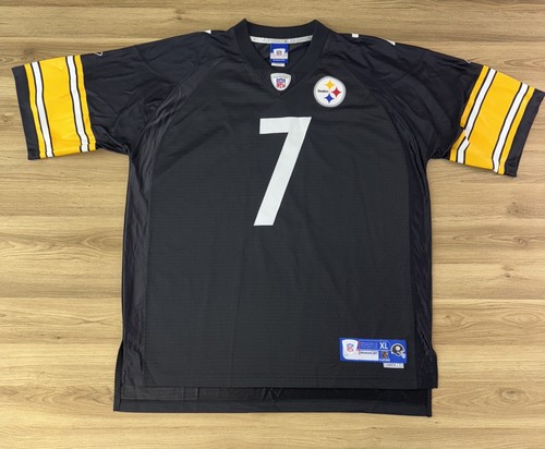Ben Roethlisberger #7 Reebok NFL Equipment Steelers Jersey Sz XL Stitched