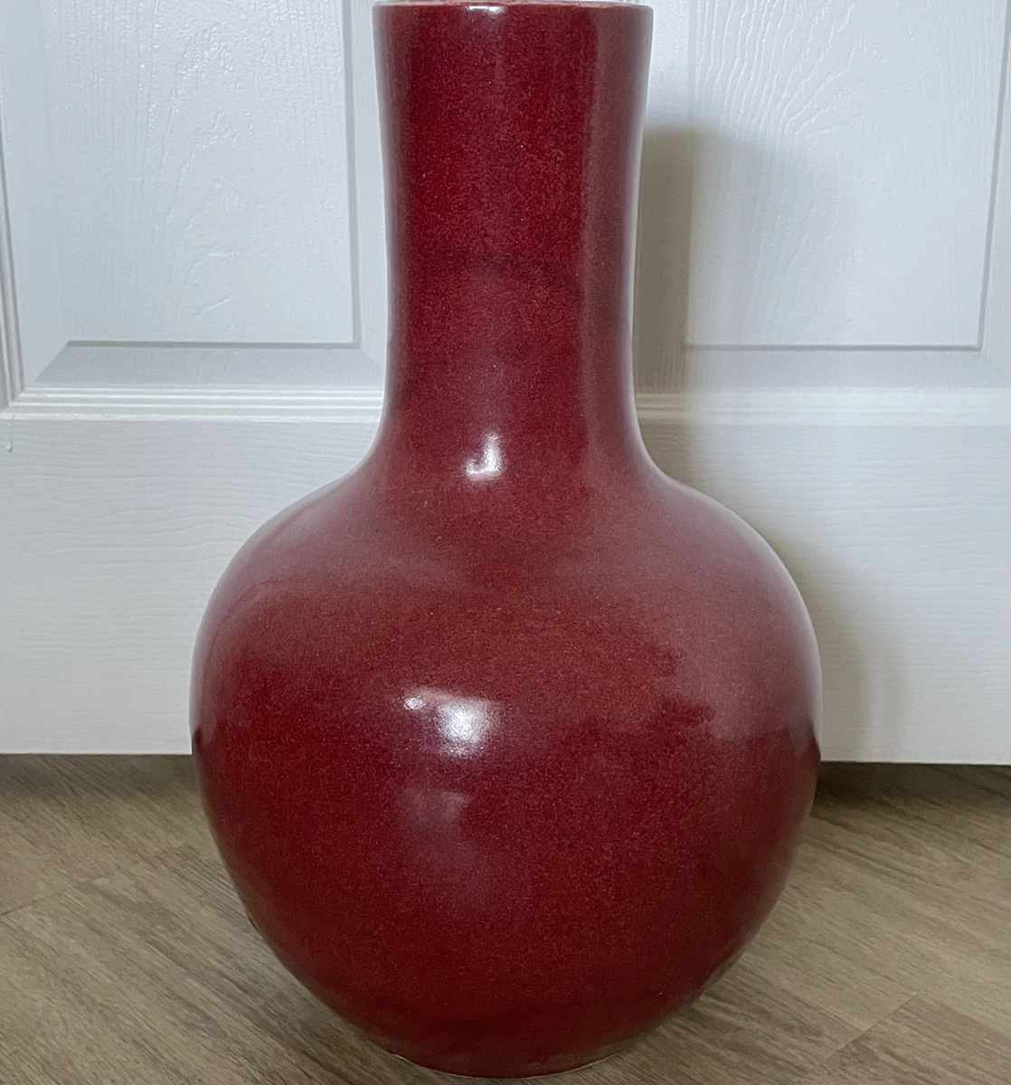 红色中国古董花瓶| eBay