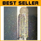 Exquisite 17" Crystal Suncatcher Wind Chime - Dazzling Rainbow Reflections