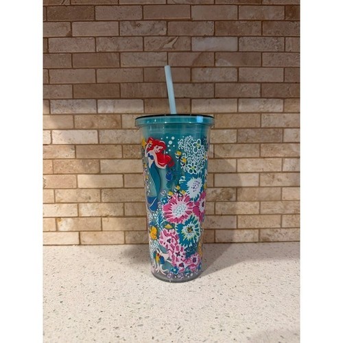 Vera Bradley Disney Ariel Little Mermaid Tumbler Limited Edition