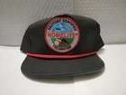Vtg NOS Homelite Factory Certified Technician SnapBack Cap Trucker Hat Black