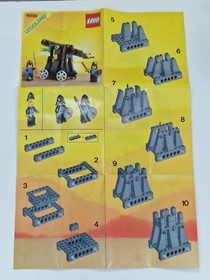 Lego Vintage Set Legoland Castle 6030 Catapult, with instructions