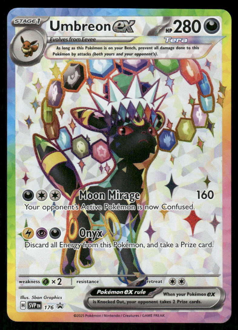 Pokemon Umbreon ex Scarlet & Violet Promo SVP 176 Holo P NM/M