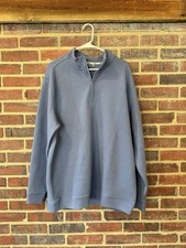 Walter Hagen Men's Quarter 1/4 Zip Clubhouse Mid Weight Blue, Size XL NWT