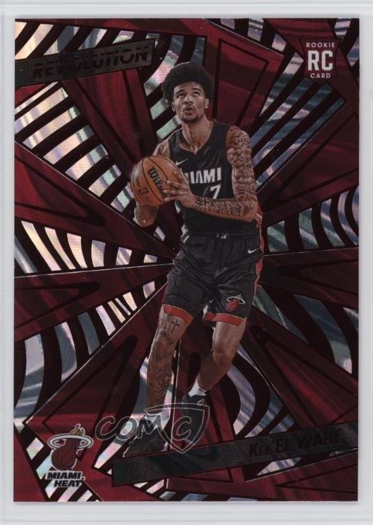 2024-25 Panini Revolution Rookies Fractal Kel'el Ware #102 1dg3