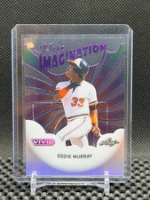 Eddie Murray 2025 Leaf Vivid - Pure Imagination Purple   #1/1 Orioles