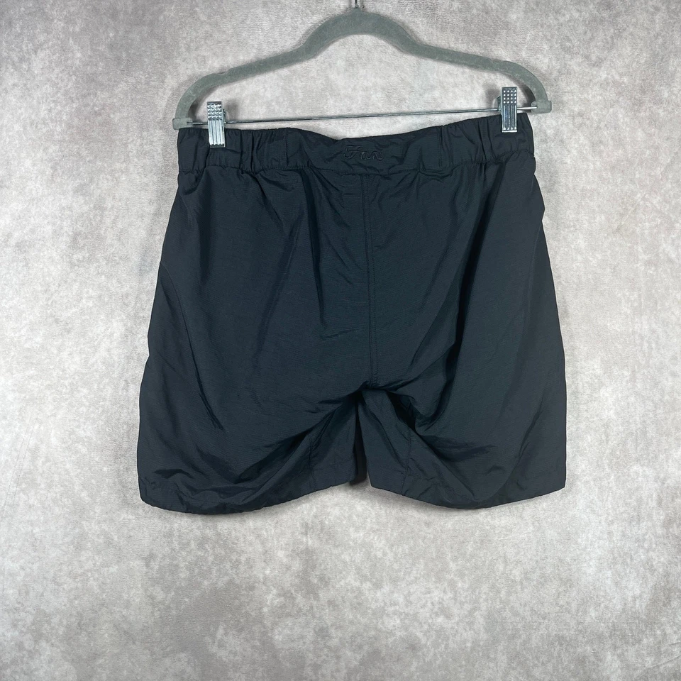 Pantalones Cortos de Ciclismo Fox Base Acolchados Para Mujer Pequeños Negros Nylon Cordón Ligeros Foto 4 de 4