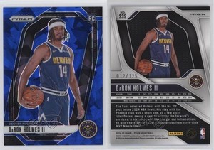 2024-25 Panini Prizm Blue Ice Prizm /125 DaRon Holmes II #235 Rookie RC