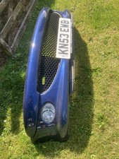 FRONT BUMPER PEUGEOT 206 SW 2003 MK1 1998 2009 BLUE EGE with fog lights grills