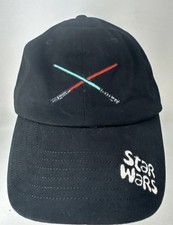Disney Parks Star Wars Lightsabers Black Adjustable Cap Hat Adjustable NWOT