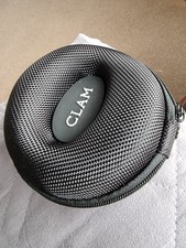 A CLAM 'Ballistic Nylon' Single Watch  Travel Case. Jet Black. Cloth. (1)