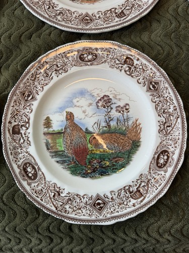 Masons Game Birds Plates 6 (Mallard, Partridge, Pheasant, Snipe, Quail, Grouse) - Picture 7 of 14