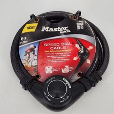 Master Lock 8300D Speed Diall Cable Lock 6 ft. 