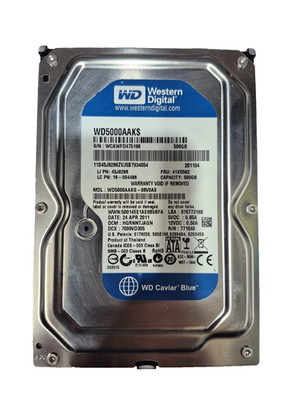    Festplatte WD 500GB SATA 3.5  Western Digital WD5000AAKS   