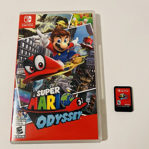 Super Mario Odyssey - Nintendo Switch Cartridge und Case