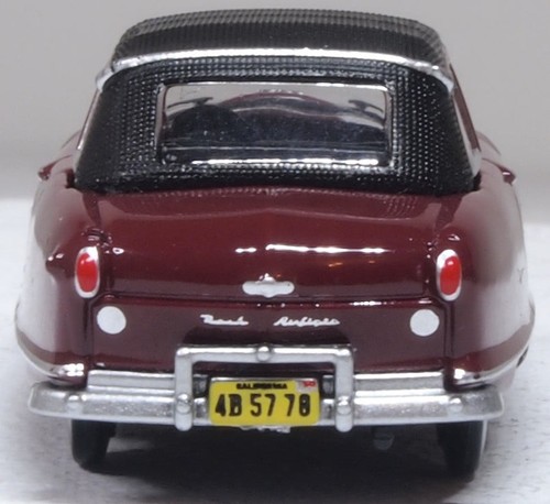 NEU Oxford 1950 NASH Rambler Landau weinrot Cabrio geschlossen 1/87 HO Druckguss - Bild 5 von 6