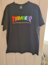 Thrasher Magazine, XL Teens Black, T-shirt, Good Condition