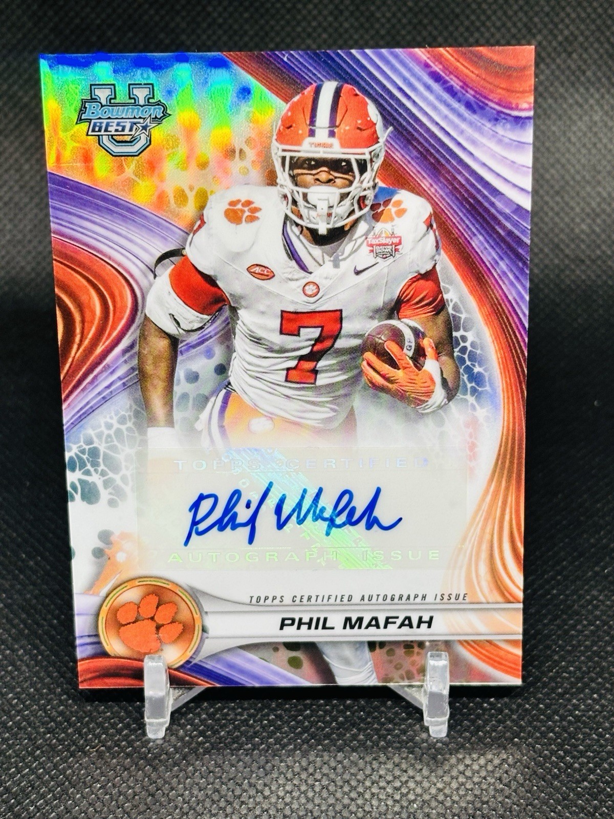 2024 Bowman's Best University Best of 2024 Autographs Phil Mafah #BOA-PM Rookie