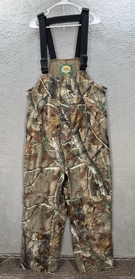 #ad Cabelas Bib Overalls Mens XL Camouflage Dry Plus Cargo Realtree AP HD Camo $54.99