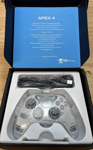 Flydigi Apex 4 Wireless Elite Gaming Controller - White - Picture 3 of 4